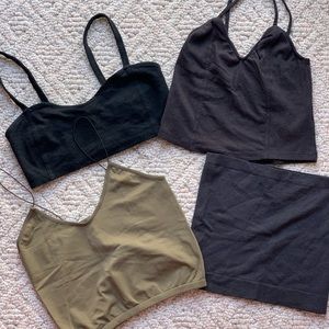 BUNDLE: FOUR bralettes! UO, Brandy Melville, Free People.
